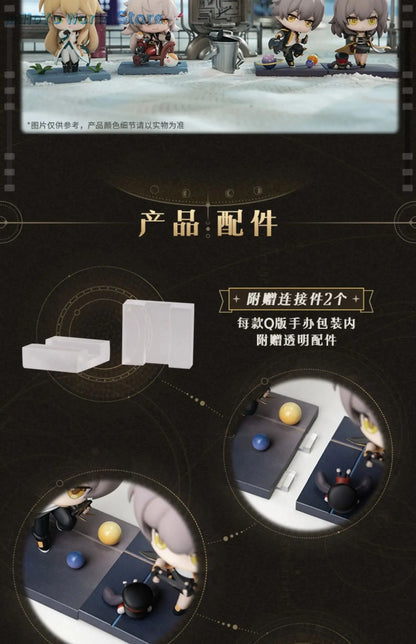 Genuine MiHoYo Official Game Honkai Star Rail JingYuan Q Figures Garage Kits Seele Pathfinder Model Bronya Birthday Gifts SS69