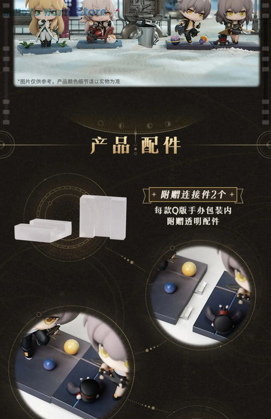 Genuine MiHoYo Official Game Honkai Star Rail JingYuan Q Figures Garage Kits Seele Pathfinder Model Bronya Birthday Gifts SS69