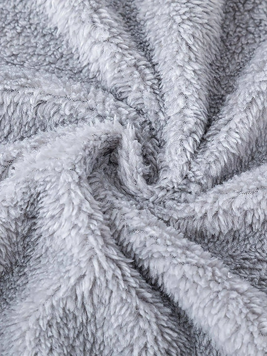 Geo Print Button Front Hoodie, Casual Long Sleeve Dual Pockets Slim Cardigan For Fall & Winter, Women's Clothing SS69