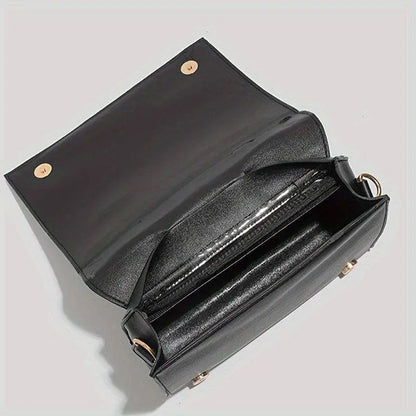 Geometric Star & Moon Magic Book Crossbody Shoulder Bag, Women'S Sweet JK Uniform Style, Anime-Inspired Faux Leather Purse with Magnetic Closure, PVC Lining, Japanese Kawaii Fashion SS69