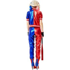 Girls Suicide Harley Cosplay Costumes Joker Squad Quinn Clown Jacket Pants Sets Christmas Halloween Party Fancy Dress  for Women - SS69