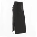Goth Dark Elegant Mall Gothic Trumpet Women Midi Skirts Grunge High Waist Split Sexy Club Long Skirt Slim Party Streetwear - SS69