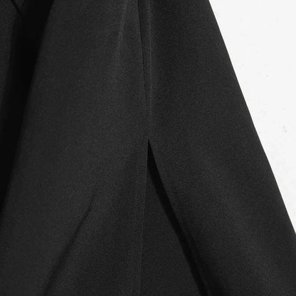 Goth Dark Elegant Mall Gothic Trumpet Women Midi Skirts Grunge High Waist Split Sexy Club Long Skirt Slim Party Streetwear - SS69