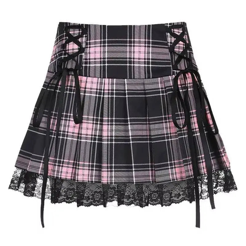 Goth Y2K Woman Skirts for School, Punk, Dark, Academia, Aesthetic, E-Girl - SS69