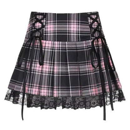 Goth Y2K Woman Skirts for School, Punk, Dark, Academia, Aesthetic, E-Girl - SS69
