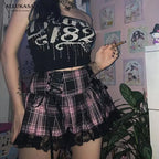 Goth Y2K Woman Skirts for School, Punk, Dark, Academia, Aesthetic, E-Girl - SS69
