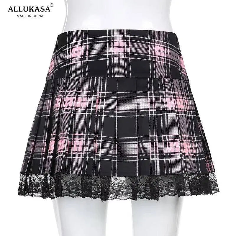 Goth Y2K Woman Skirts for School, Punk, Dark, Academia, Aesthetic, E-Girl - SS69