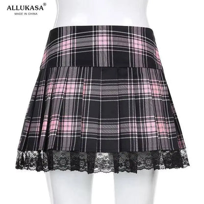 Goth Y2K Woman Skirts for School, Punk, Dark, Academia, Aesthetic, E-Girl - SS69