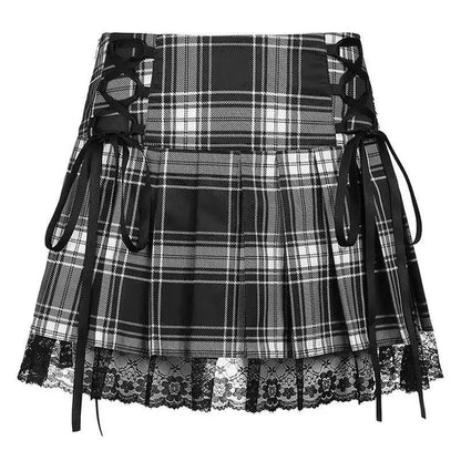 Goth Y2K Woman Skirts for School, Punk, Dark, Academia, Aesthetic, E-Girl - SS69