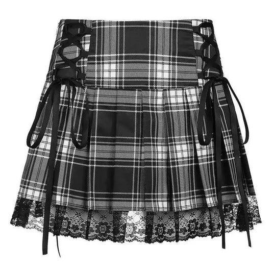Goth Y2K Woman Skirts for School, Punk, Dark, Academia, Aesthetic, E-Girl - SS69
