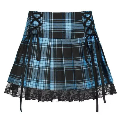 Goth Y2K Woman Skirts for School, Punk, Dark, Academia, Aesthetic, E-Girl - SS69