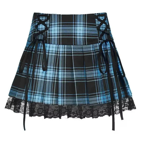 Goth Y2K Woman Skirts for School, Punk, Dark, Academia, Aesthetic, E-Girl - SS69
