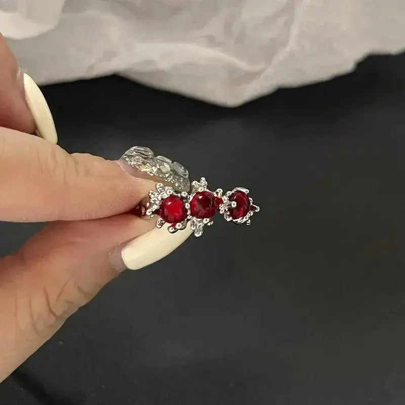 Gothic Fashion Rings For Women Girls Crystal Black Spider Open Ring Hip Hop Punk Irregular Animal Finger Jewelry Halloween Gift SS69 7.69 7