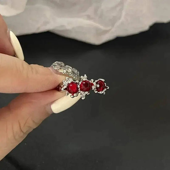 Gothic Fashion Rings For Women Girls Crystal Black Spider Open Ring Hip Hop Punk Irregular Animal Finger Jewelry Halloween Gift SS69 7.69 7