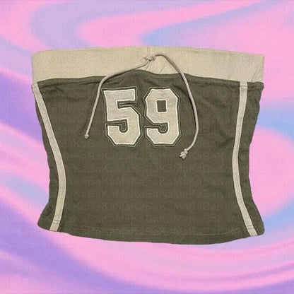 Grunge Crop Top Vintage Punk Women Top Y2K Clothes - SS69