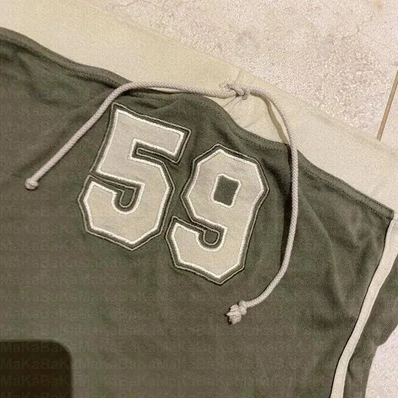 Grunge Crop Top Vintage Punk Women Top Y2K Clothes - SS69