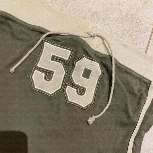 Grunge Crop Top Vintage Punk Women Top Y2K Clothes - SS69