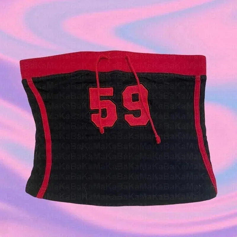 Grunge Crop Top Vintage Punk Women Top Y2K Clothes - SS69