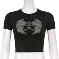 Grunge Y2K Aesthetic Vintage Basic Tees - SS69