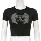 Grunge Y2K Aesthetic Vintage Basic Tees - SS69