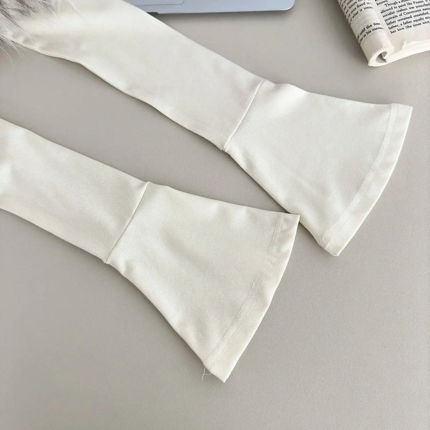 Gyaru Korean Fashion Clothing Autumn and Winter Women's Shoujo Y2k Coquette T-Shirt Slant Neck T-Shirt Long Sleeve Cropped Top SS69