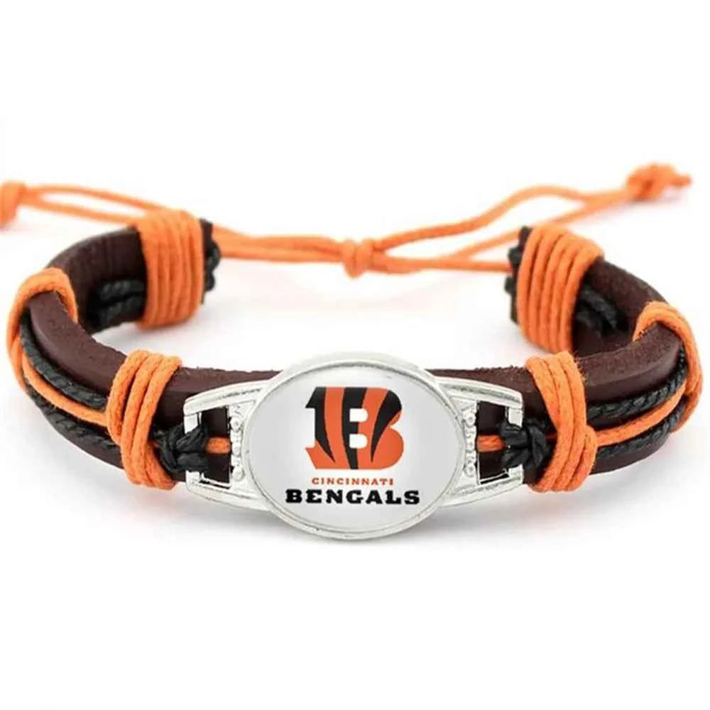 32 NFL Major League Football National Football League Leather Bracelet-Explosive Fashion Accessory