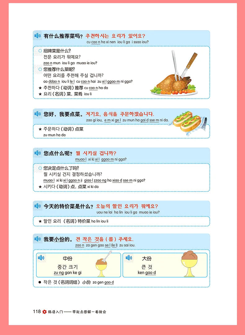 Beginning Korean Entry Diagram Pronounced Words Grammar Spoken Book Korean Zero-based Learning Korean Books SS69