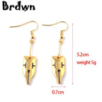 Brdwn JoJo Jean Pierre Polnareff Rohan Kishibe Bruno Bucciarati Kakyoin Noriaki Cosplay Earrings