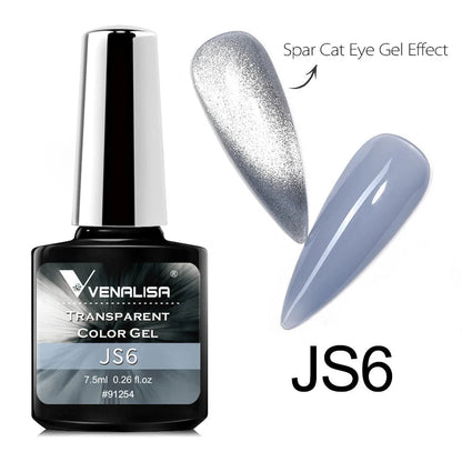 Venalisa Crystal Cat Eye Nail Gel Polish Magnetic Gel Nail Polish 7.5ml Soak Off UV LED Enamel UV Gel SS69