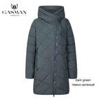 GASMAN 2022 Fashion Women Hooded Parka Down Winter Brand For Down Jacket Women Winter Thick Overcoat Women Jacets and Coat 18806