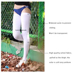 Japanese student socks cheerleading socks gym socks velvet stockings 70cm stockings cosplay socks lengthened
