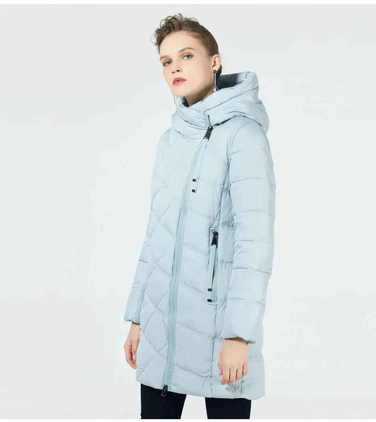 GASMAN 2022 Fashion Women Hooded Parka Down Winter Brand For Down Jacket Women Winter Thick Overcoat Women Jacets and Coat 18806