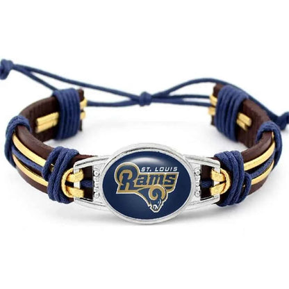 32 NFL Major League Football National Football League Leather Bracelet-Explosive Fashion Accessory