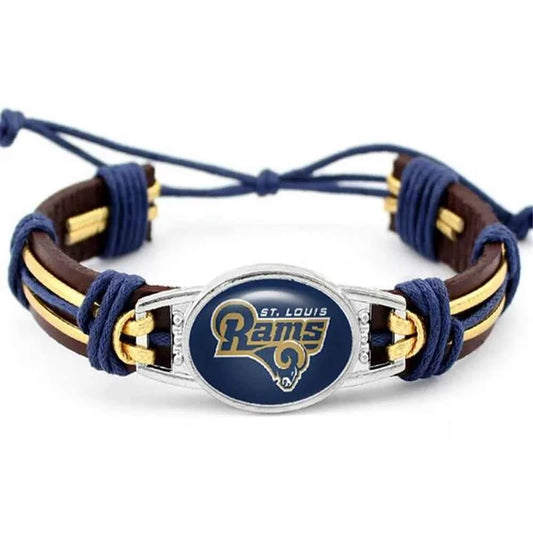 32 NFL Major League Football National Football League Leather Bracelet-Explosive Fashion Accessory