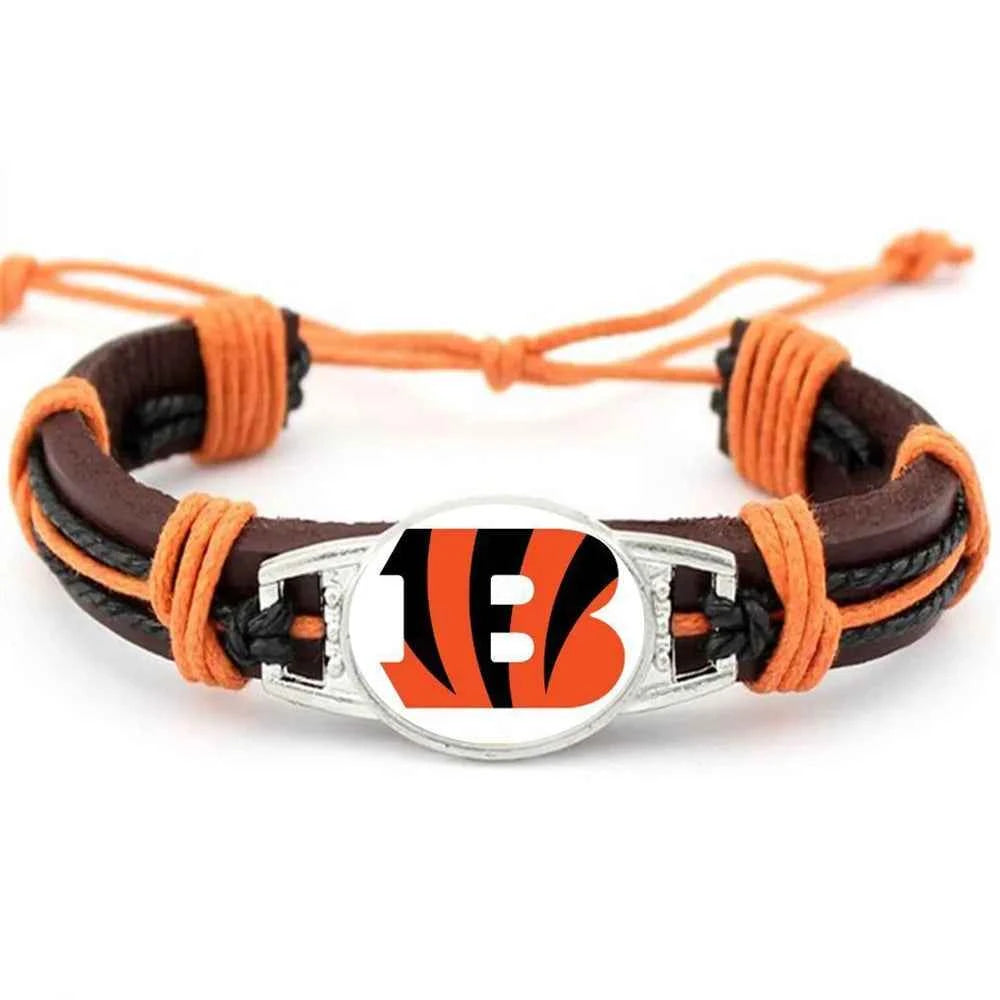32 NFL Major League Football National Football League Leather Bracelet-Explosive Fashion Accessory