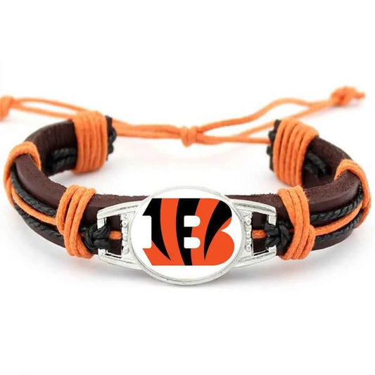 32 NFL Major League Football National Football League Leather Bracelet-Explosive Fashion Accessory