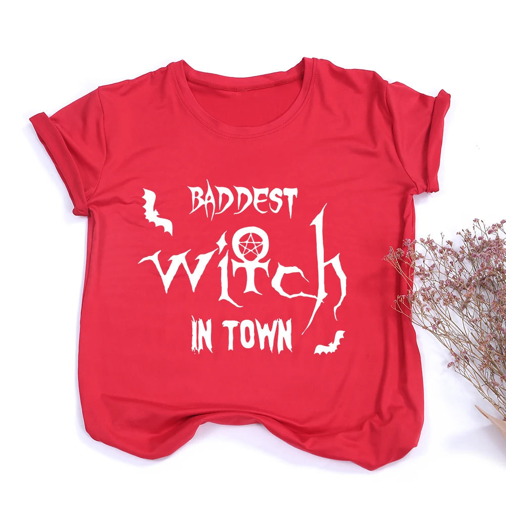 Witches Do It Better T-Shirt Black Gothic Tee Shirt Summer Fashion Halloween Party Tshirts Short Sleeve O-neck Printed Tee Shirt SS69 11.69 32Z4-FSTRD- / XXL