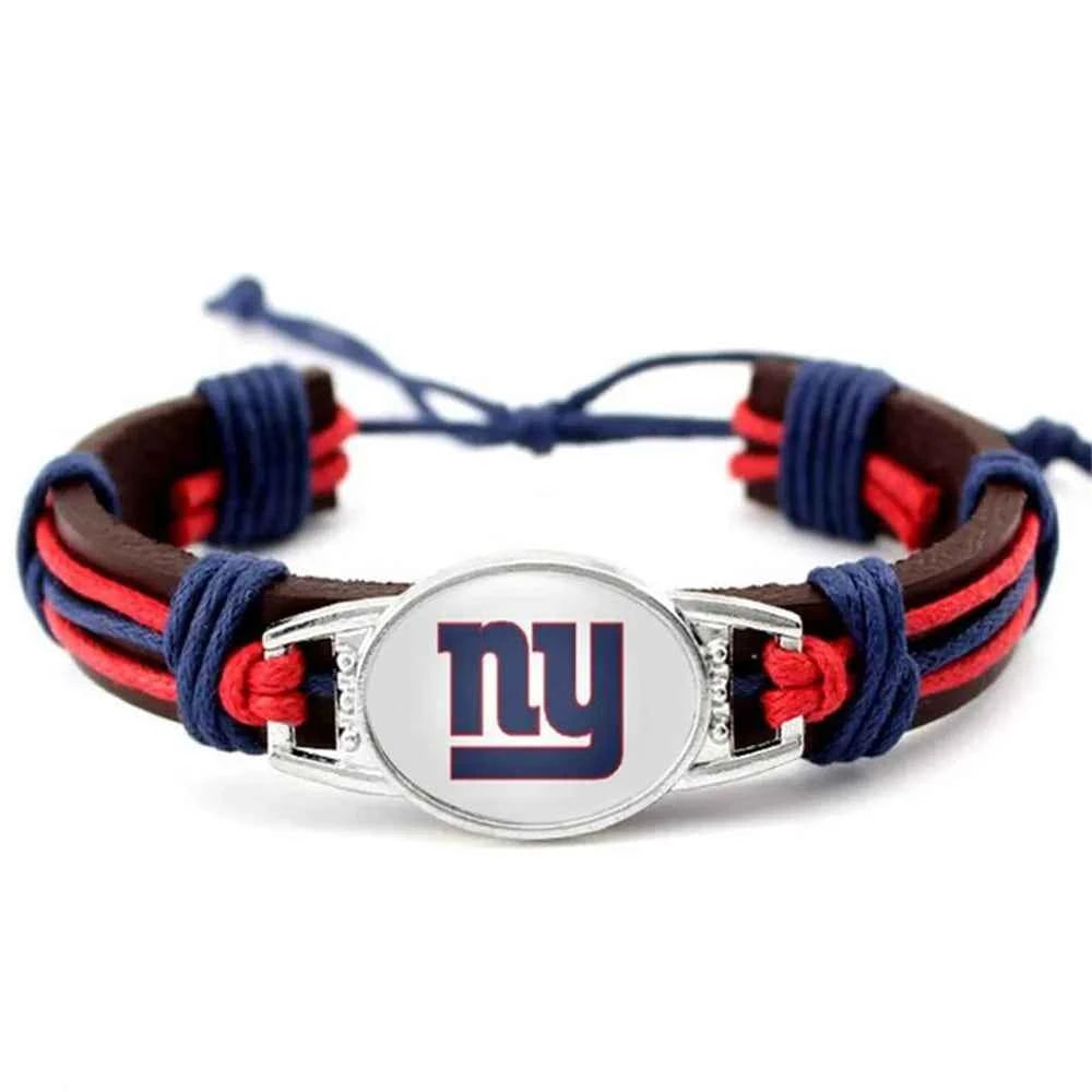 32 NFL Major League Football National Football League Leather Bracelet-Explosive Fashion Accessory