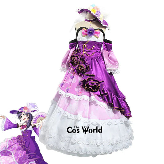 Love Live Dancing Party Tojo Nozomi Dresses Outfits Anime Customize Cosplay Costumes SS69 208.69 M
