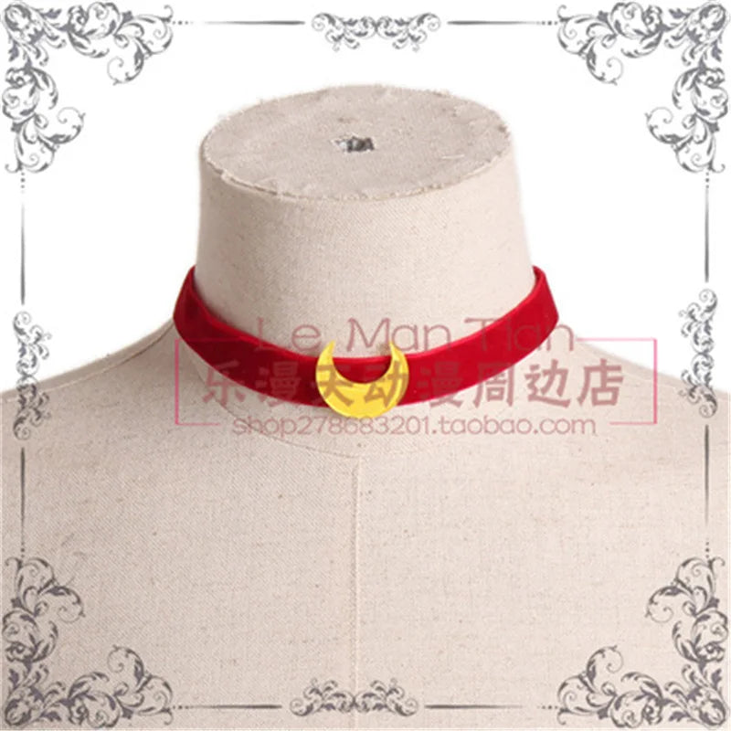 Japan Moon Tsukino Usagi Cosplay Prop wig Earrings Headwear Hairpin Headband Hair Clips Necklace Decoration Accessories