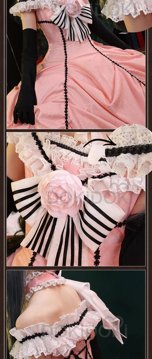 DokiDoki-SSR Ciel Phantomhive Cosplay Women Evening Dress Bustle Costume