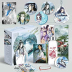 New Comic Grandmaster of Demonic Cultivation Luxury Gift Box MDZS Wei Wuxian, Lan Wangji Badge Postcard Bookmark Cosplay Gift