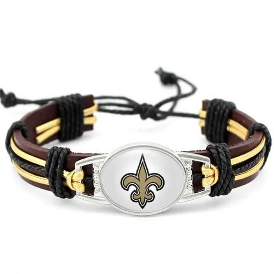 32 NFL Major League Football National Football League Leather Bracelet-Explosive Fashion Accessory