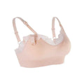 Wireless Front Open Nursing Bra Soft Lace Breathable Seamless Maternity Breastfeeding Bras Maternal Support For Pregnant Women