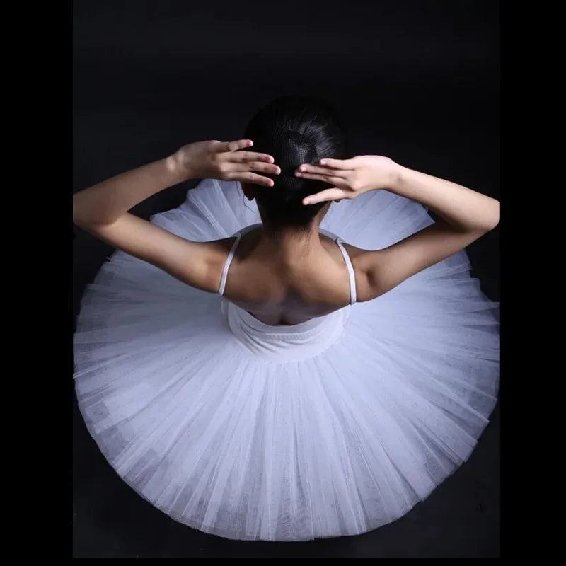 Professional Platter Tutu Black White Red Ballet Dance Costume For Women Tutu Ballet Adult Ballet Dance Skirt With Underwear - SS69