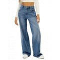 High-Waisted Vintage Denim Jeans for Women Loose Straight Leg Summer Casual Streetwear With Pockets & Holes Breathable Washable