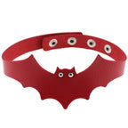 Punk Black Metal Tassel Red Choker Necklace Sexy Spiked Neck Strap Clavicle Collar Men Necklaces Hollween Women Y2K Jeweley Gift SS69 6.69 P017 red