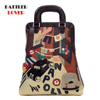 European Brand Design Chain Motorcycle Bags Women Clothing Shoulder Rivet Zipper Jacket Bag Messenger Bag Women Leather Handbags