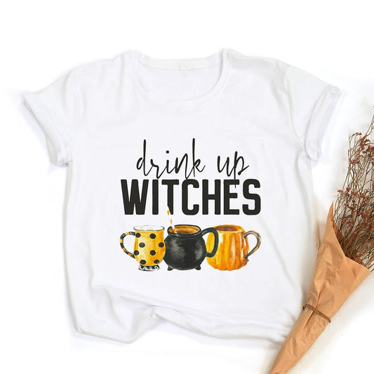 Witches Do It Better T-Shirt Black Gothic Tee Shirt Summer Fashion Halloween Party Tshirts Short Sleeve O-neck Printed Tee Shirt SS69 11.69 DF72-FSTWH- / XXL