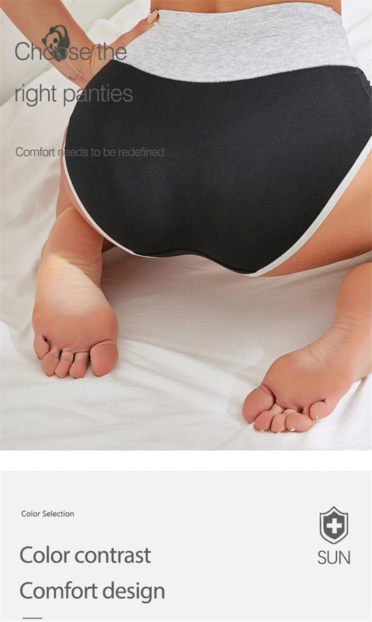 Underwear Women High Waist Woman Panties Cotton Underpants Tighten The Abdomen Panties Women Plus Size XXXXXL Female Underwear SS69